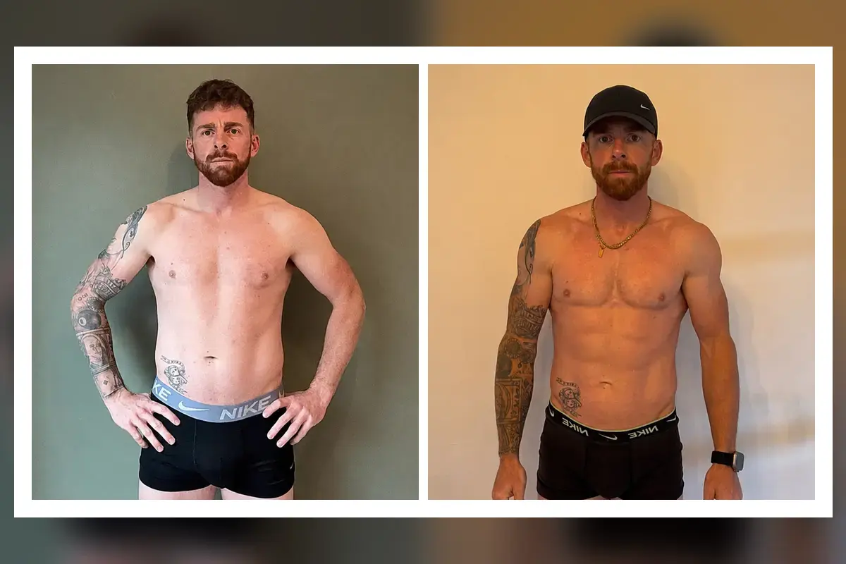 Dan before and after completing the FP System